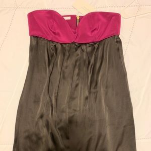 Strapless cocktail dress